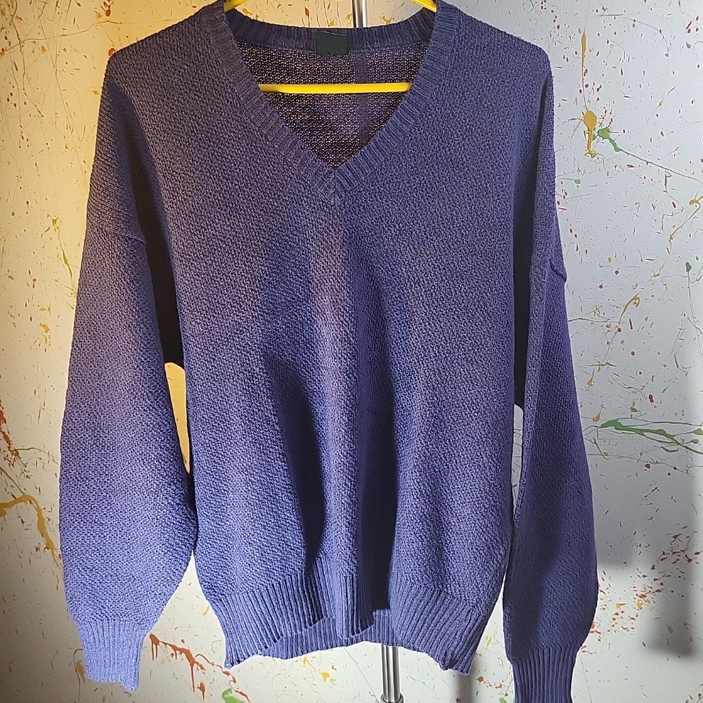 ScaraB Wool Knit Shirt Men Size L Made In Italy
